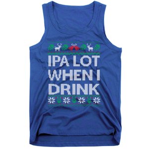 Ipa Lot When I Ugly Christmas Craft Beer Er Great Gift Tank Top