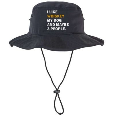 I Like Whiskey My Dog And Maybe 3 People Dog Legacy Cool Fit Booney Bucket Hat