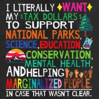 I Literally Want My Tax Dollars To Support National Parks Cool Comfort Performance Bucket Hat