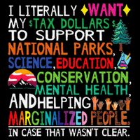 I Literally Want My Tax Dollars To Support National Parks Bucket Hat