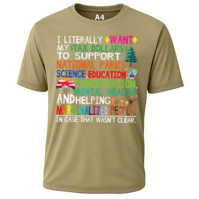 I Literally Want My Tax Dollars To Support National Parks Performance Shirt