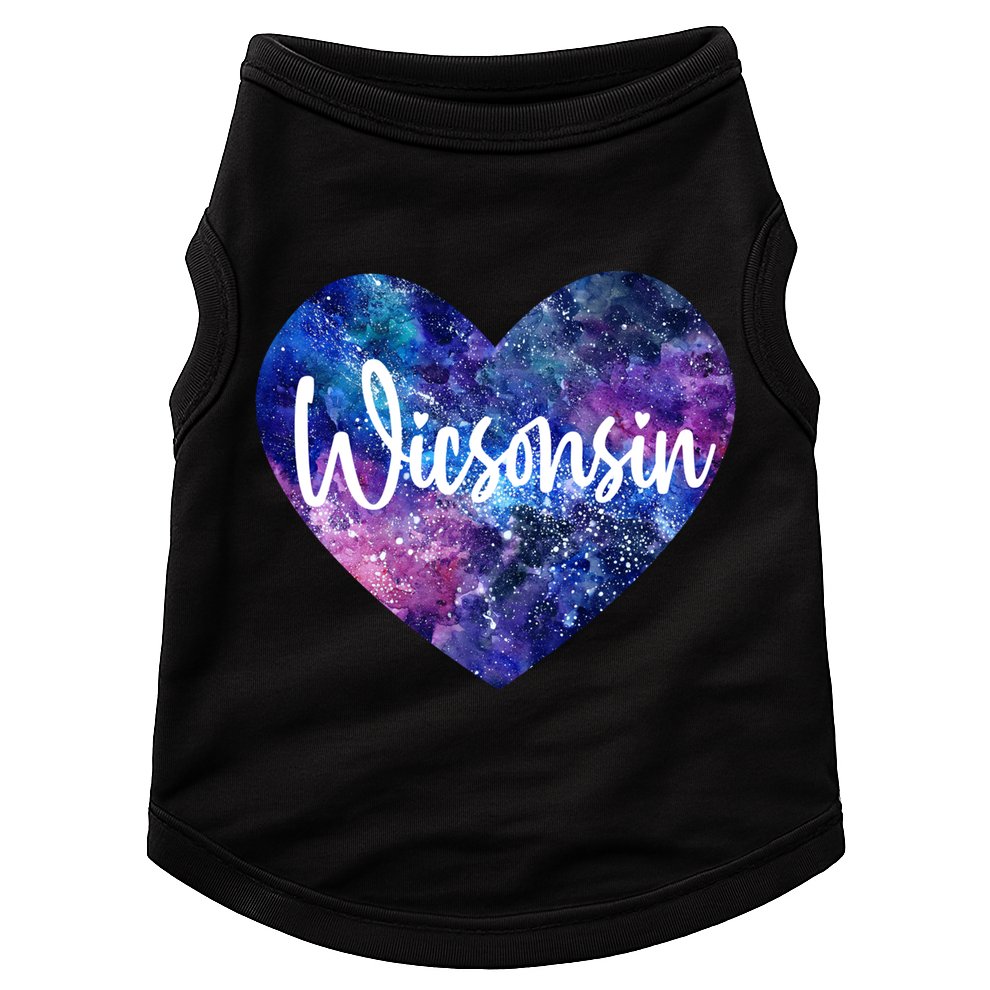 I Love Wisconsin Usa Great Gift Doggie Tank