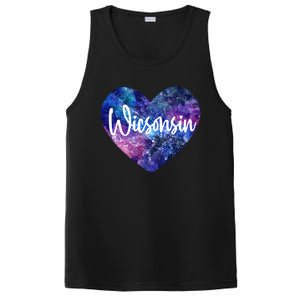 I Love Wisconsin Usa Great Gift PosiCharge Competitor Tank