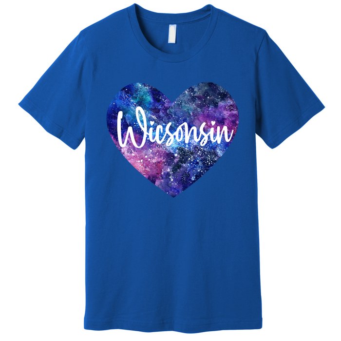 I Love Wisconsin Usa Great Gift Premium T-Shirt