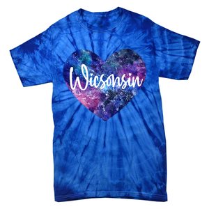 I Love Wisconsin Usa Great Gift Tie-Dye T-Shirt