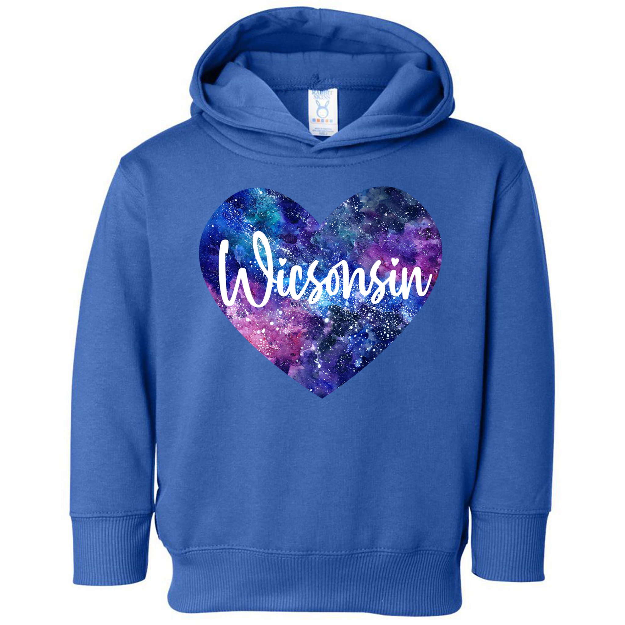 I Love Wisconsin Usa Great Gift Toddler Hoodie
