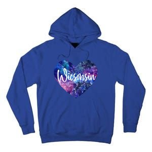 I Love Wisconsin Usa Great Gift Tall Hoodie