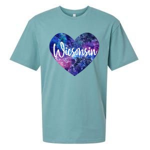 I Love Wisconsin Usa Great Gift Sueded Cloud Jersey T-Shirt