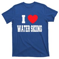 I Love Water Skiing Gift T-Shirt