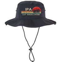 IPA Lot When I Drink Vintage Beer Lover St Patricks Day Legacy Cool Fit Booney Bucket Hat