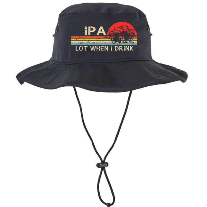 IPA Lot When I Drink Vintage Beer Lover St Patricks Day Legacy Cool Fit Booney Bucket Hat