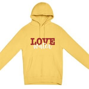 I Love Water Gift Premium Pullover Hoodie