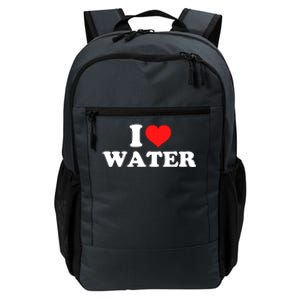 I Love Water Meaningful Gift Daily Commute Backpack