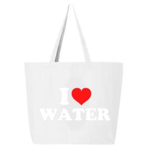 I Love Water Meaningful Gift 25L Jumbo Tote