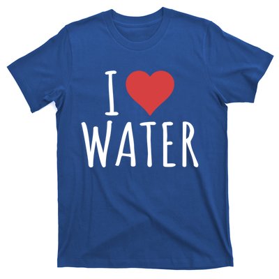 I Love Water Cute Gift T-Shirt