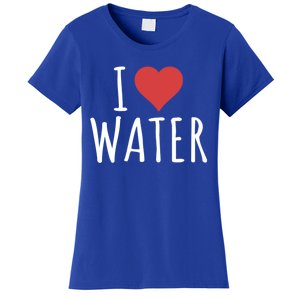 I Love Water Cute Gift Women's T-Shirt