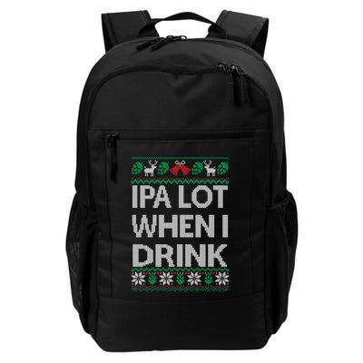 Ipa Lot When I Ugly Christmas Craft Beer Er Great Gift Backpack