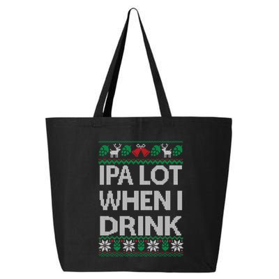 Ipa Lot When I Ugly Christmas Craft Beer Er Great Gift 25L Jumbo Tote