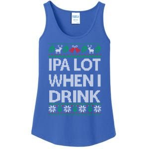 Ipa Lot When I Ugly Christmas Craft Beer Er Great Gift Ladies Essential Tank