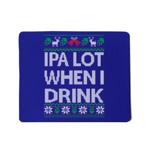 Ipa Lot When I Ugly Christmas Craft Beer Er Great Gift Mousepad