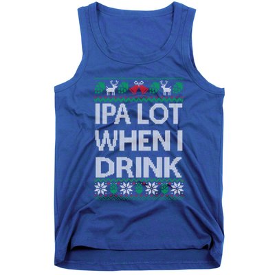Ipa Lot When I Ugly Christmas Craft Beer Er Great Gift Tank Top