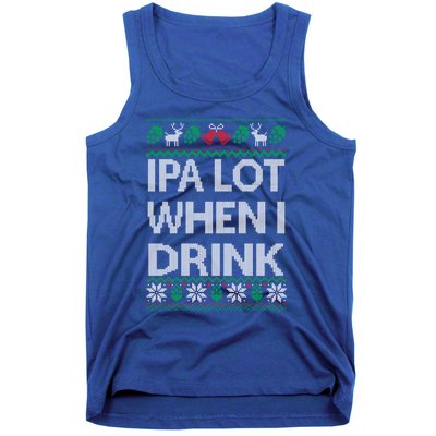 Ipa Lot When I Ugly Christmas Craft Beer Er Great Gift Tank Top