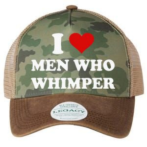 I Love Who Whimper Funny I Heart Legacy Tie Dye Trucker Hat