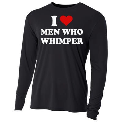 I Love Who Whimper Funny I Heart Cooling Performance Long Sleeve Crew