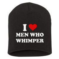 I Love Who Whimper Funny I Heart Short Acrylic Beanie