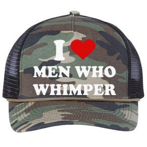 I Love Who Whimper Funny I Heart Retro Rope Trucker Hat Cap