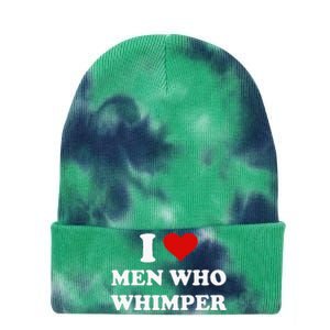 I Love Who Whimper Funny I Heart Tie Dye 12in Knit Beanie