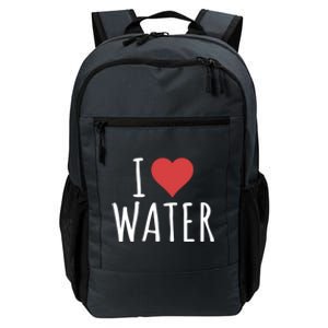 I Love Water Meaningful Gift Daily Commute Backpack