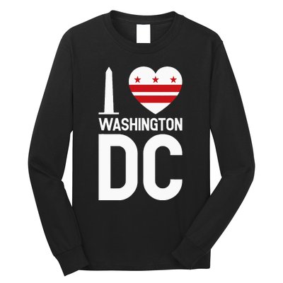 I Love Washington DC Long Sleeve Shirt