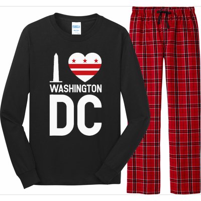 I Love Washington DC Long Sleeve Pajama Set