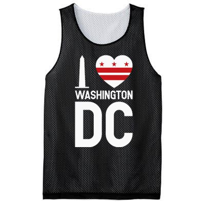 I Love Washington DC Mesh Reversible Basketball Jersey Tank