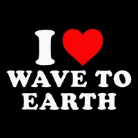 I Love Wave To Earth Funny I Heart Wave To Earth Drawstring Bag