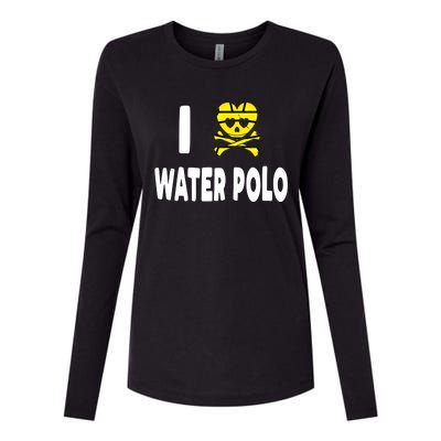 I Love Water Polo Cool Gift Idea For Players Fans And Lovers Cool Gift Womens Cotton Relaxed Long Sleeve T-Shirt