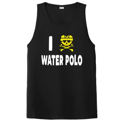 I Love Water Polo Cool Gift Idea For Players Fans And Lovers Cool Gift PosiCharge Competitor Tank