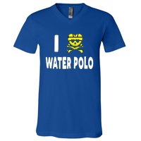 I Love Water Polo Cool Gift Idea For Players Fans And Lovers Cool Gift V-Neck T-Shirt