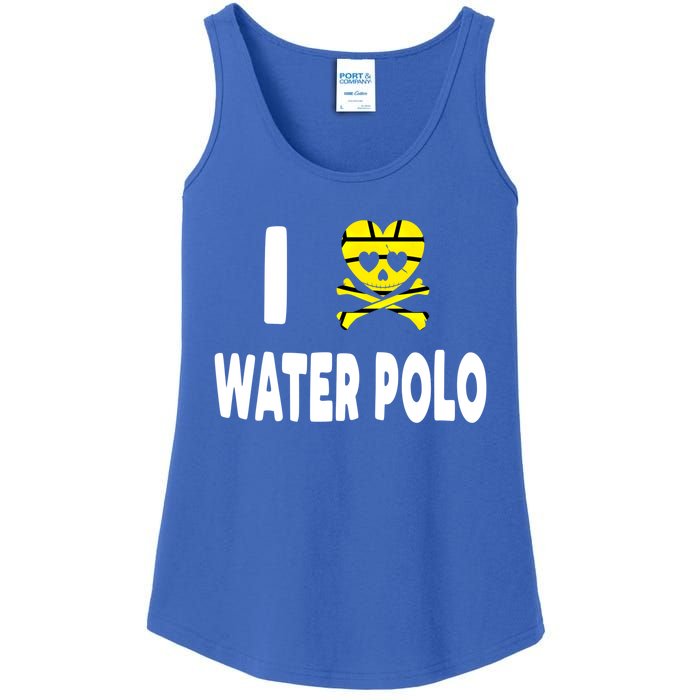 I Love Water Polo Cool Gift Idea For Players Fans And Lovers Cool Gift Ladies Essential Tank