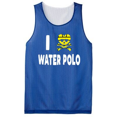 I Love Water Polo Cool Gift Idea For Players Fans And Lovers Cool Gift Mesh Reversible Basketball Jersey Tank