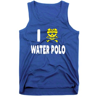 I Love Water Polo Cool Gift Idea For Players Fans And Lovers Cool Gift Tank Top