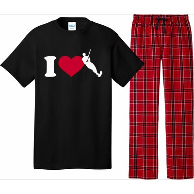 I Love Water Skiing Gift Pajama Set