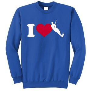 I Love Water Skiing Gift Sweatshirt