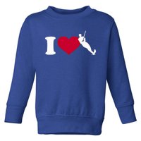 I Love Water Skiing Gift Toddler Sweatshirt