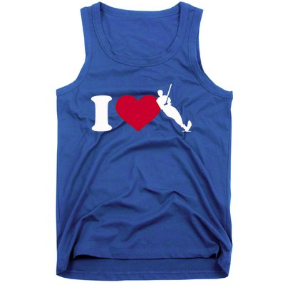 I Love Water Skiing Gift Tank Top