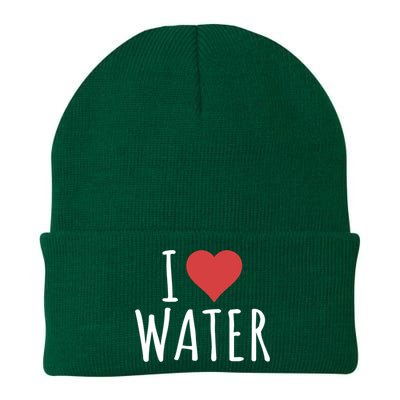 I Love Water Great Gift Knit Cap Winter Beanie