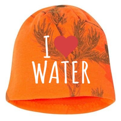 I Love Water Great Gift Kati - Camo Knit Beanie