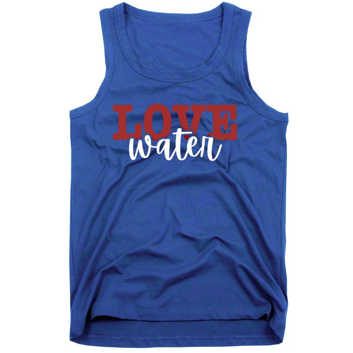 I Love Water Cute Gift Tank Top