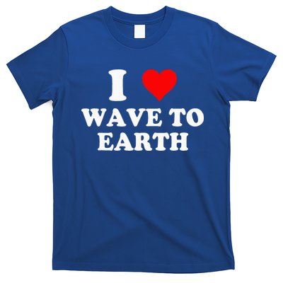 I Love Wave To Earth I Heart Wave To Earth Red Heart T-Shirt